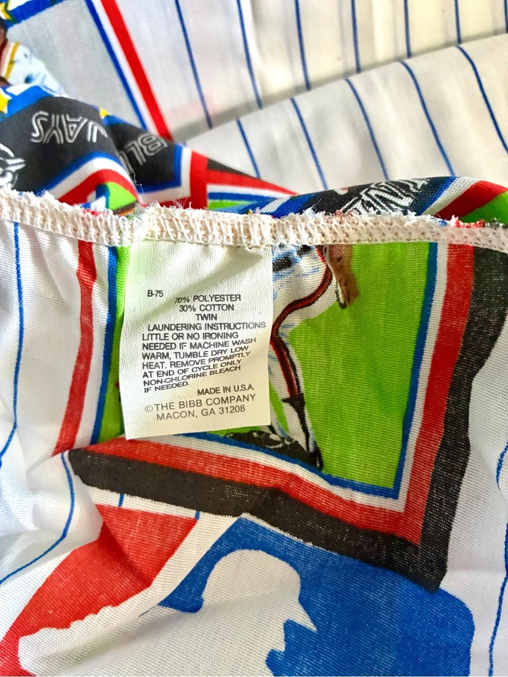 Vintage 1989 Bibb Co. MLB Baseball trading Card Print Sheet Set - 3 PCs